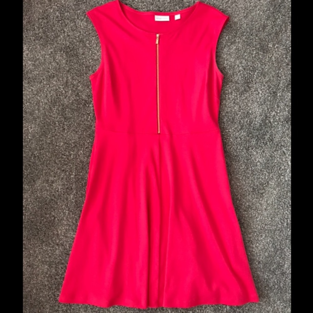 New York and Company Pink Flare Dress